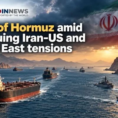 The Strait of Hormuz remains central to the wider Middle East crisis and international energy security.
